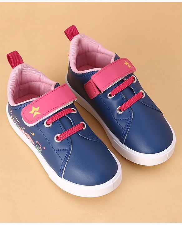 Cute Walk by Babyhug Velcro Closure Casual Shoes - Blue