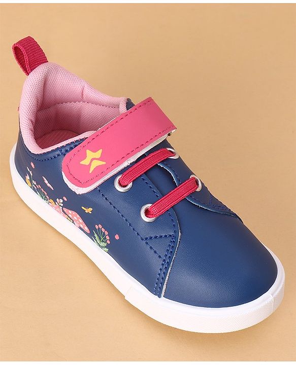 Cute Walk by Babyhug Velcro Closure Casual Shoes - Blue