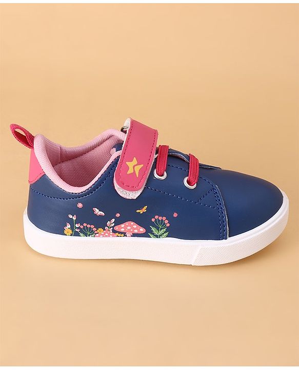 Cute Walk by Babyhug Velcro Closure Casual Shoes - Blue