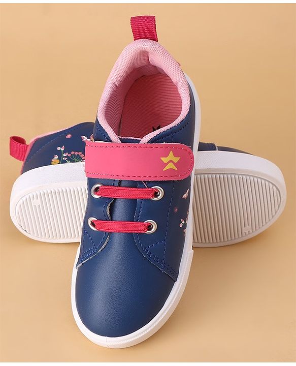 Cute Walk by Babyhug Velcro Closure Casual Shoes - Blue