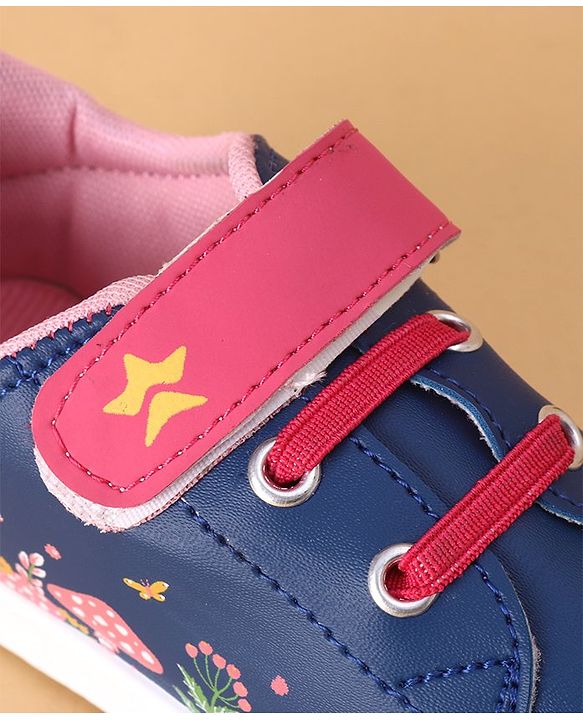 Cute Walk by Babyhug Velcro Closure Casual Shoes - Blue