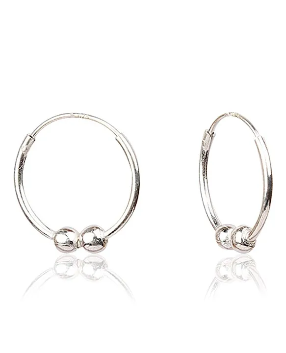 925 Silver Trishe Collection Stylish Earrings For Girls - Silver Palace