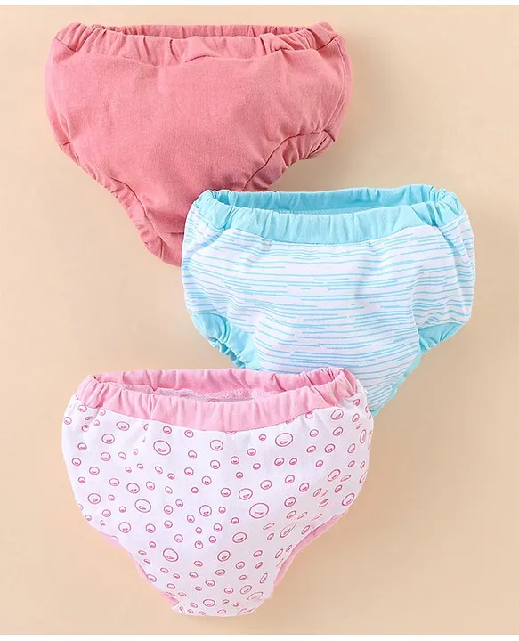 PANTIES, PACK OF 3 - Pink