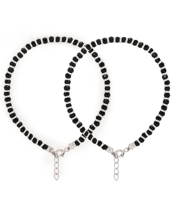 Heart Nazariya Bracelet | Buy Silver Heart Nazariya Bracelet Jewellery  Online
