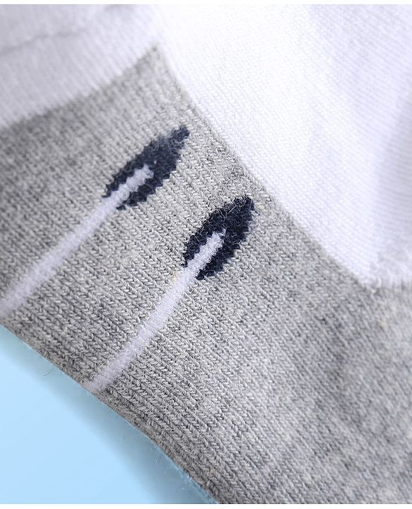 Cute Walk by Babyhug Anti Bacterial Ankle Length Socks Striped Pack Of 3 - Multicolour