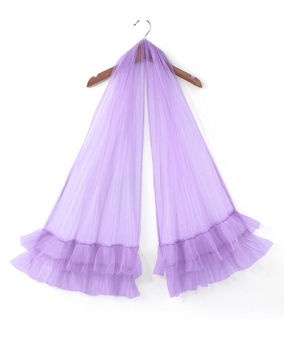 Babyhug Sleeveless Sequined Embroidered Choli with Lehenga and Dupatta  - Lavender