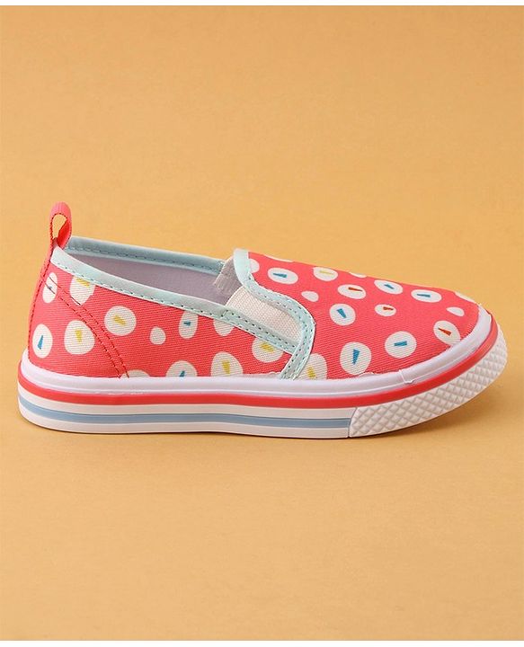 Cute Walk by Babyhug Printed Casual Slip On Shoes - Pink