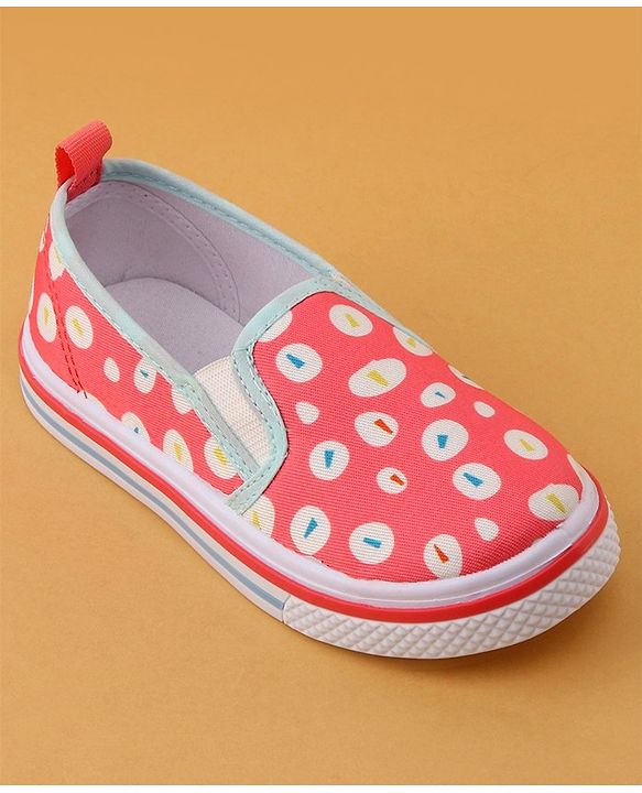 Cute Walk by Babyhug Printed Casual Slip On Shoes - Pink