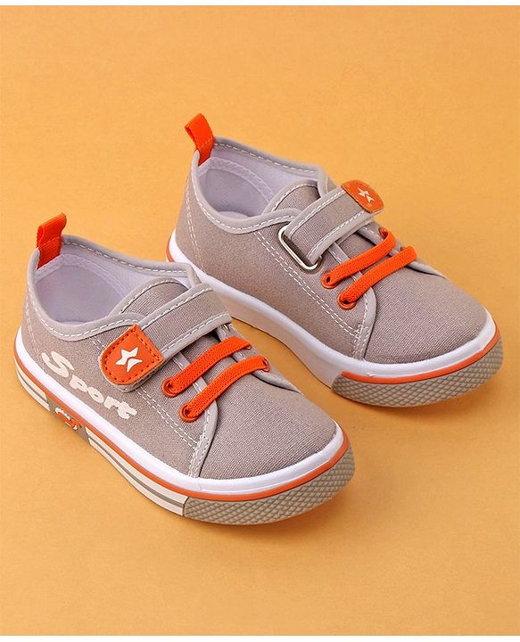 Cute Walk by Babyhug Velcro Closure Casual Shoes - Grey