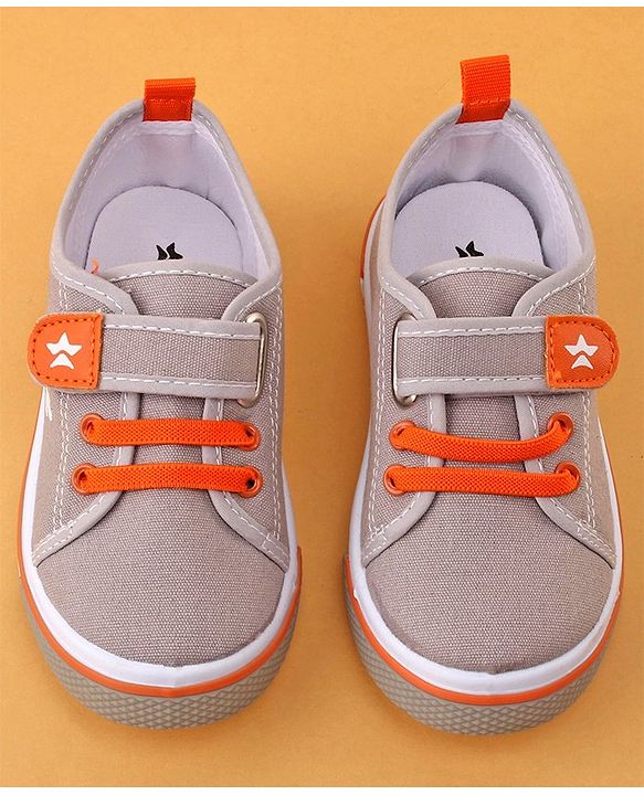 Cute Walk by Babyhug Velcro Closure Casual Shoes - Grey