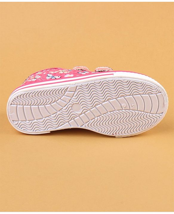 Cute Walk by Babyhug with Double Velcro Closure Casual Shoes - Fuchsia