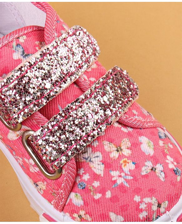 Cute Walk by Babyhug with Double Velcro Closure Casual Shoes - Fuchsia