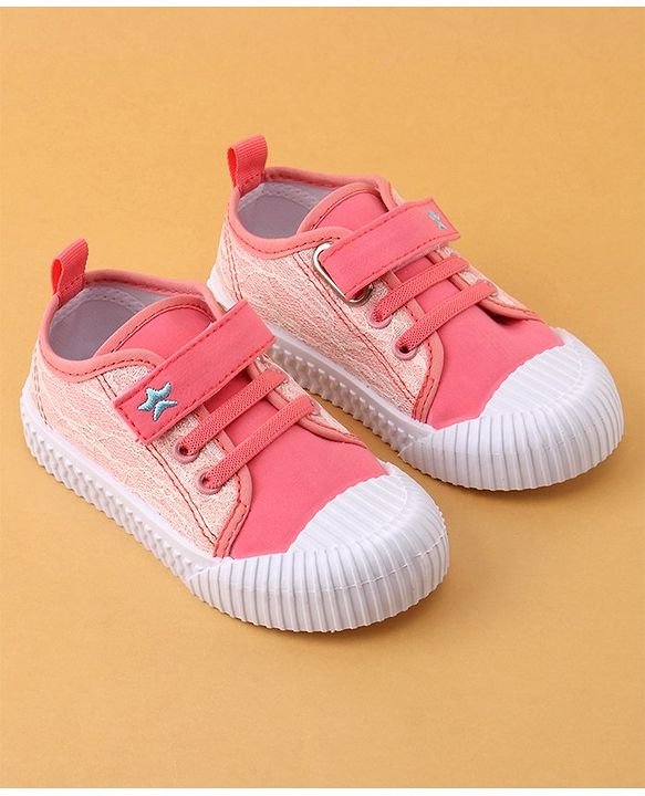 Cute Walk by Babyhug Casual Shoes with Velcro Closure - Pink