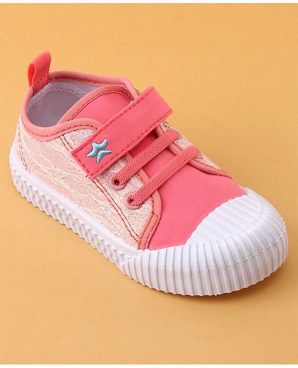 Cute Walk by Babyhug Casual Shoes with Velcro Closure - Pink