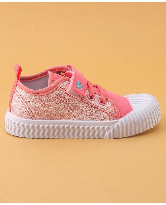 Cute Walk by Babyhug Casual Shoes with Velcro Closure - Pink