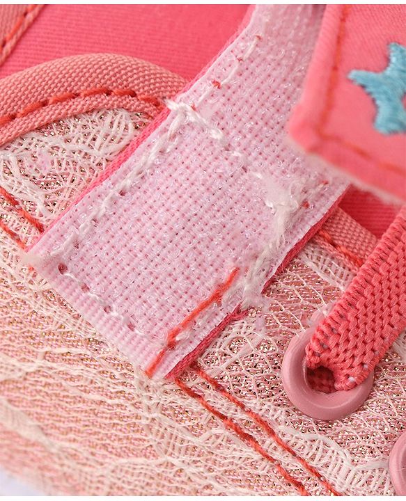 Cute Walk by Babyhug Casual Shoes with Velcro Closure - Pink