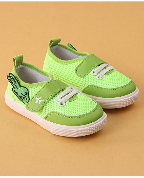 Cute Walk by Babyhug Velcro Closure Casual Shoes - Green