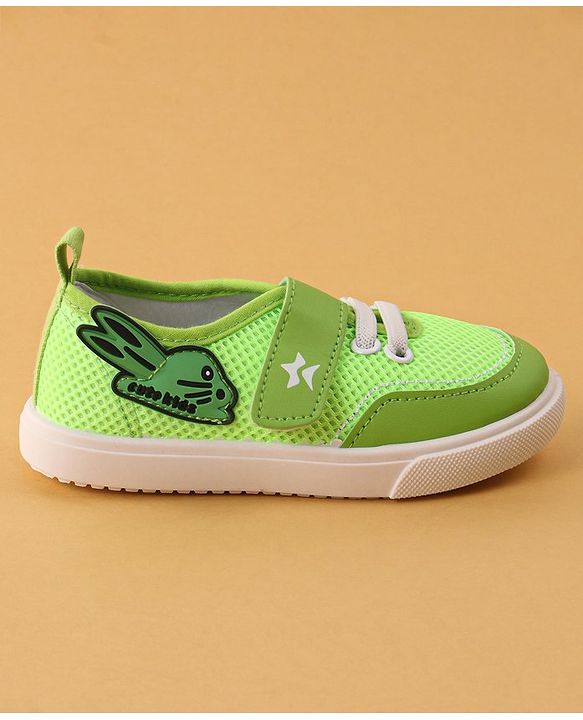 Cute Walk by Babyhug Velcro Closure Casual Shoes - Green
