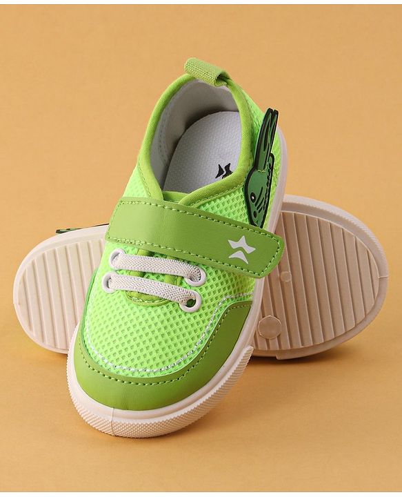 Cute Walk by Babyhug Velcro Closure Casual Shoes - Green