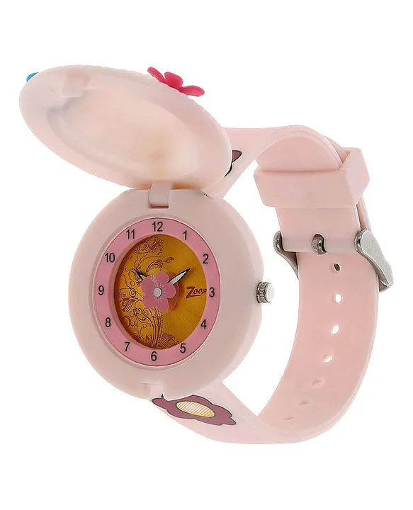 KIDSUN Bunny Detailing Analogue Watch Light Pink for Girls (4-15Years)  Online in India, Buy at FirstCry.com - 10893654