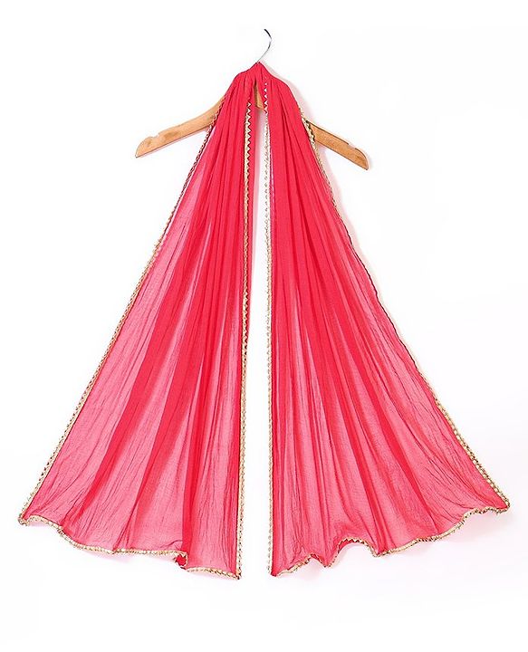 Babyhug Cotton Sleeveless Printed Choli with Lehenga  and Dupatta Set - Indigo
