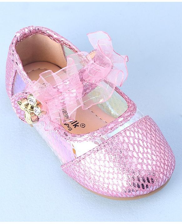 Cute Walk by Babyhug Bellies with Velcro Closure - Pink