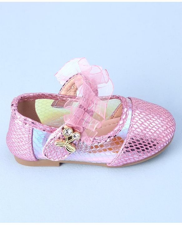 Cute Walk by Babyhug Bellies with Velcro Closure - Pink