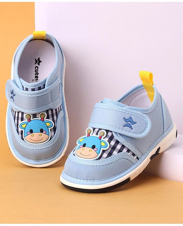 Cute Walk by Babyhug Casual Shoes with Velcro Closure - Blue