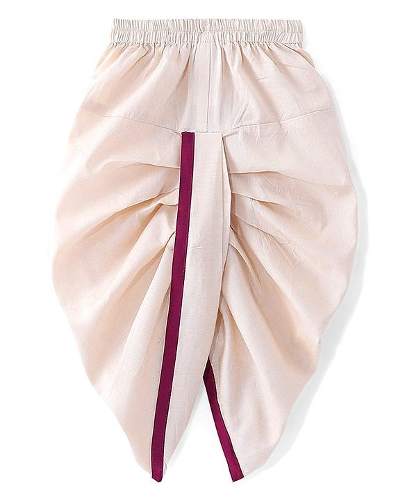 Babyhug Full Sleeves Floral Embroidered Kurta Dhoti Set - Magenta