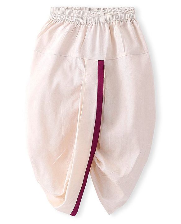 Babyhug Full Sleeves Floral Embroidered Kurta Dhoti Set - Magenta