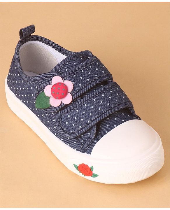 Cute Walk by Babyhug Casual Shoes With Velcro Closure  - Blue