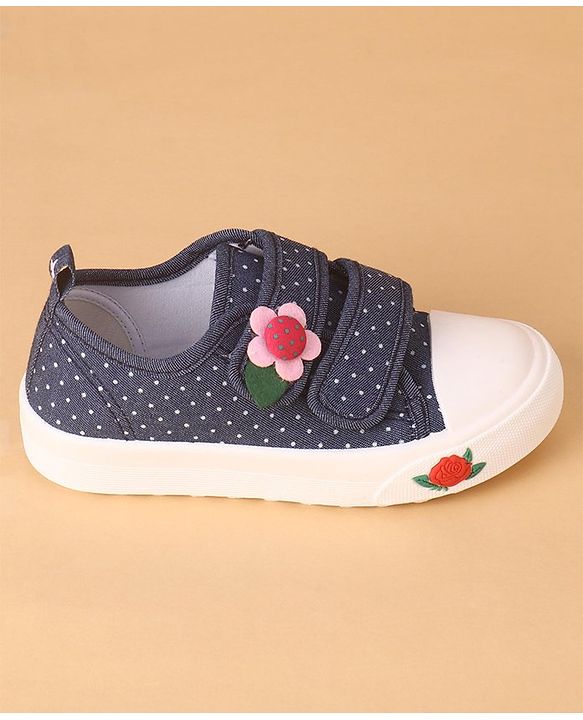 Cute Walk by Babyhug Casual Shoes With Velcro Closure  - Blue