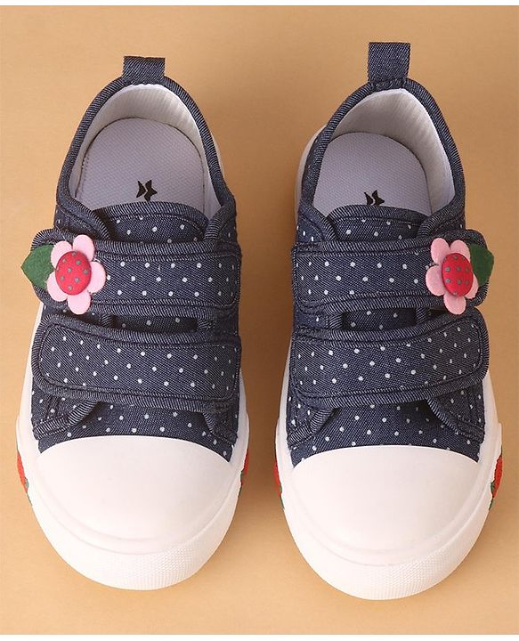 Cute Walk by Babyhug Casual Shoes With Velcro Closure  - Blue