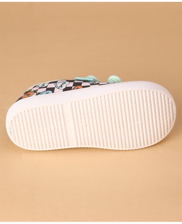 Cute Walk by Babyhug Velcro Closure Checked Casual Shoes - Green