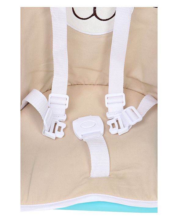 Babyhug 3 in 1 Play & Grow High Chair With 5 Point Safety Harness And Anti-Slip Base  - Blue