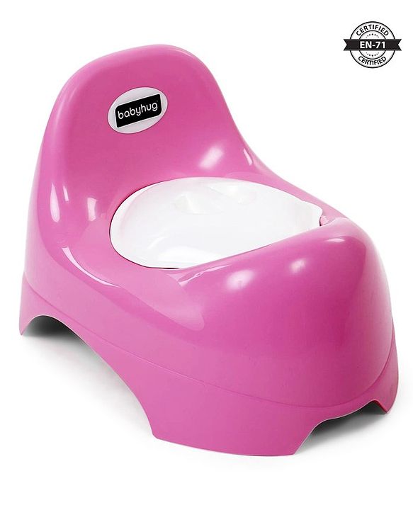 Babyhug Teeny Tiny Potty Chair With Lid - Pink