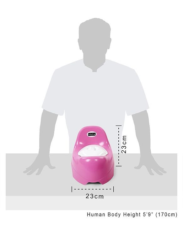Babyhug Teeny Tiny Potty Chair With Lid - Pink