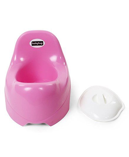 Babyhug Teeny Tiny Potty Chair With Lid - Pink