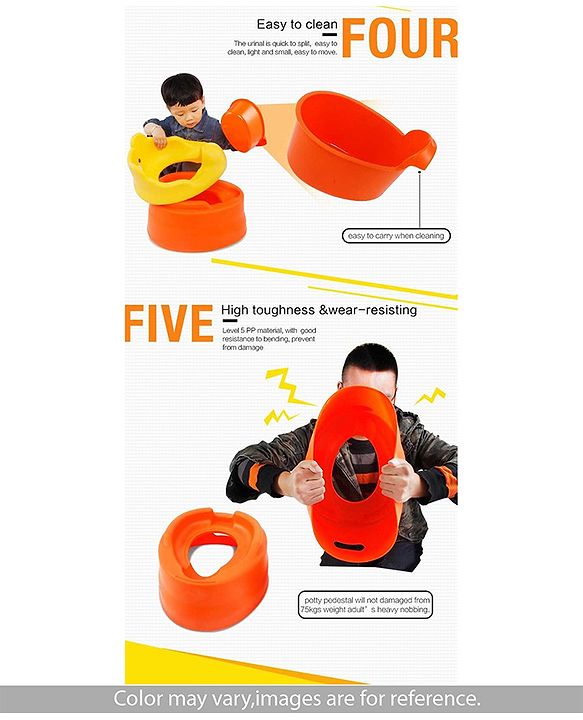 Babyhug Teddy Buddy Potty Chair - Yellow