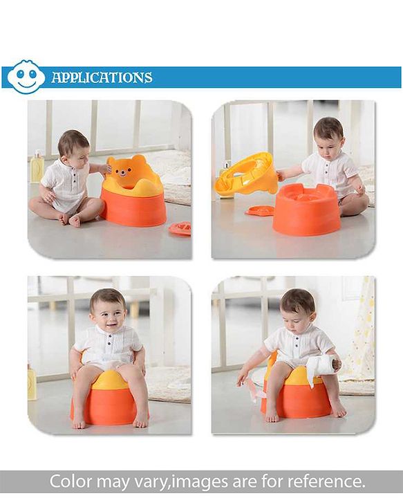 Babyhug Teddy Buddy Potty Chair - Yellow