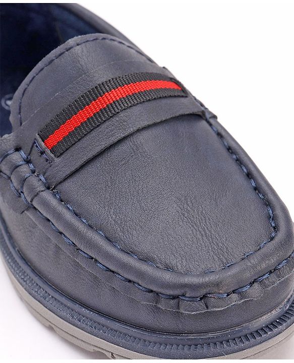 Cute Walk by Babyhug Formal & Party Wear Slip On Loafers - Navy Blue