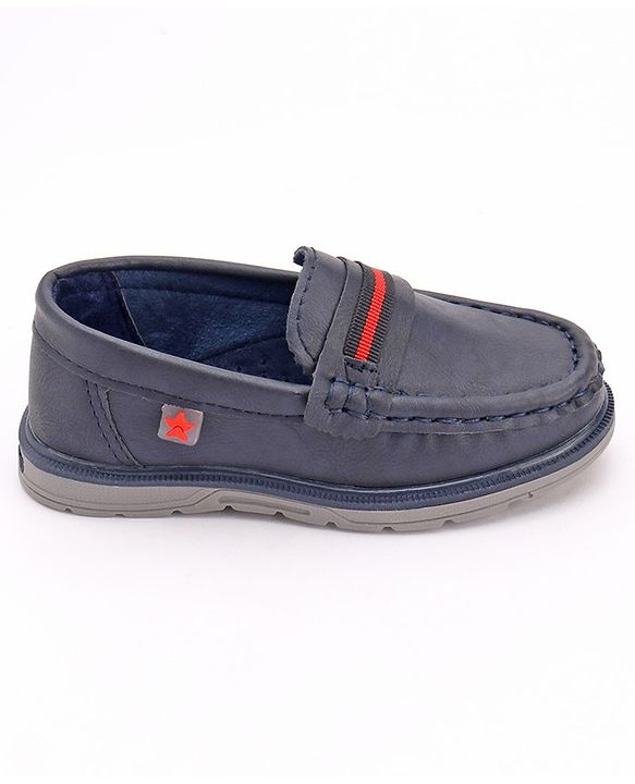 Cute Walk by Babyhug Formal & Party Wear Slip On Loafers - Navy Blue