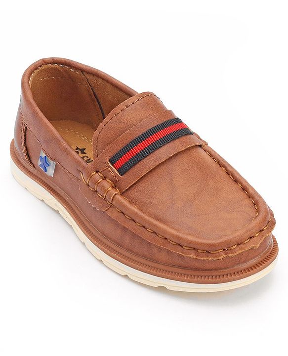 Cute Walk by Babyhug Formal & Party Wear Slip On Loafers - Brown