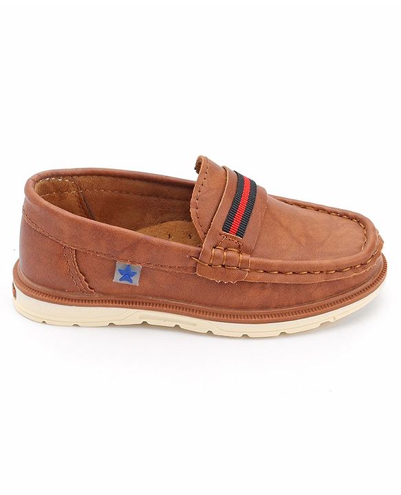 Cute Walk by Babyhug Formal & Party Wear Slip On Loafers - Brown