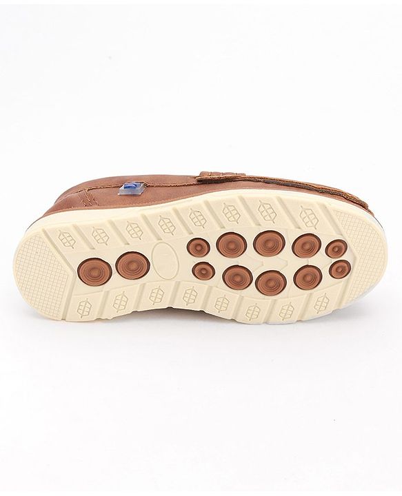 Cute Walk by Babyhug Formal & Party Wear Slip On Loafers - Brown