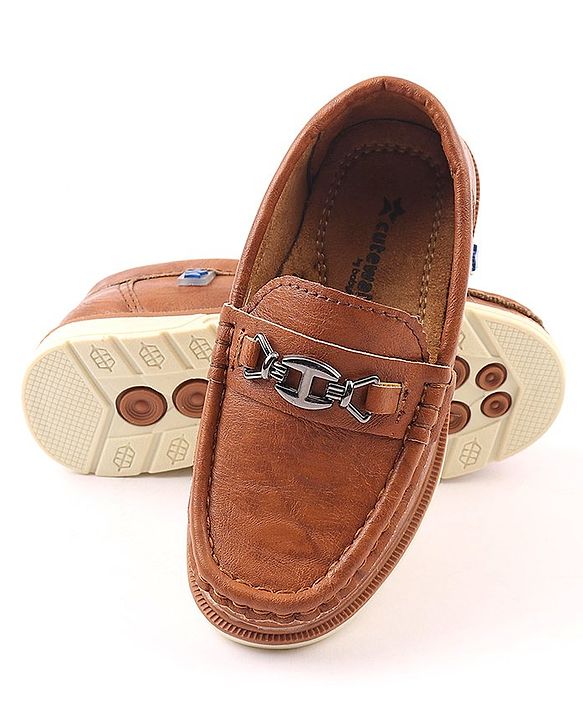 Cute Walk by Babyhug Formal Wear Loafers - Brown
