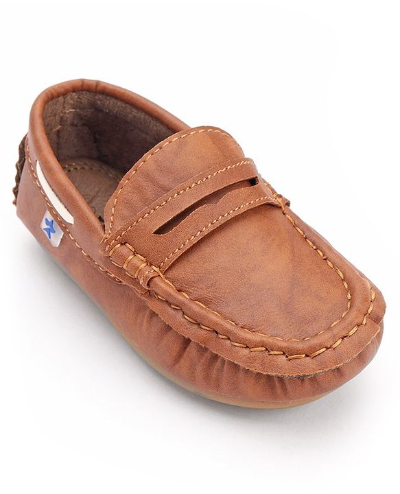 Cute Walk by Babyhug Slip On Formal Loafer Shoes - Coffee  Brown