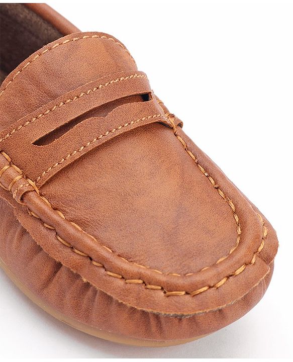 Cute Walk by Babyhug Slip On Formal Loafer Shoes - Coffee  Brown