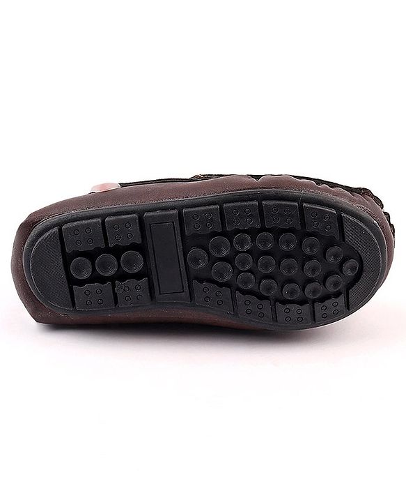 Cute Walk by Babyhug Slip On Formal Loafer Shoes - Brown