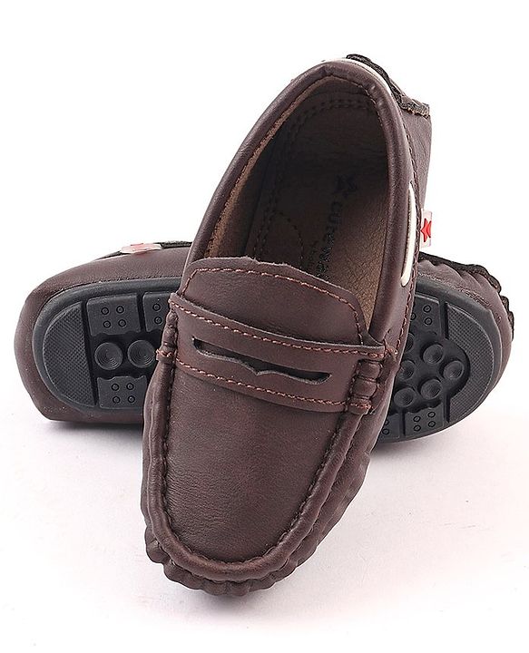 Cute Walk by Babyhug Slip On Formal Loafer Shoes - Brown